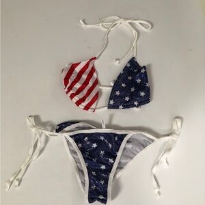 Patriotic Bikini Set size small new with tags